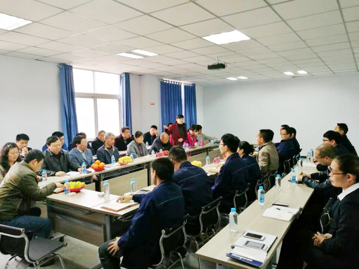 热烈欢迎合肥同智机电董事长携公司核心技术领导层莅临我司进行分享交流